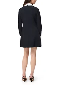 Echo Long Sleeve Collared Neck Dress
