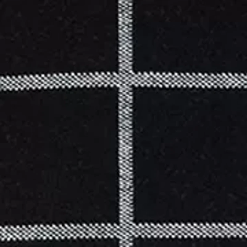 Check Sleeveless Crew Dress