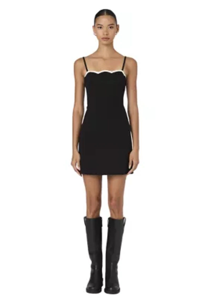 Azra Contrast Mini Dress