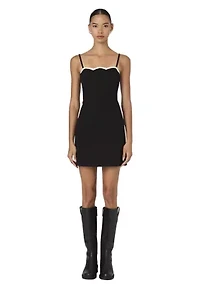 Azra Contrast Mini Dress