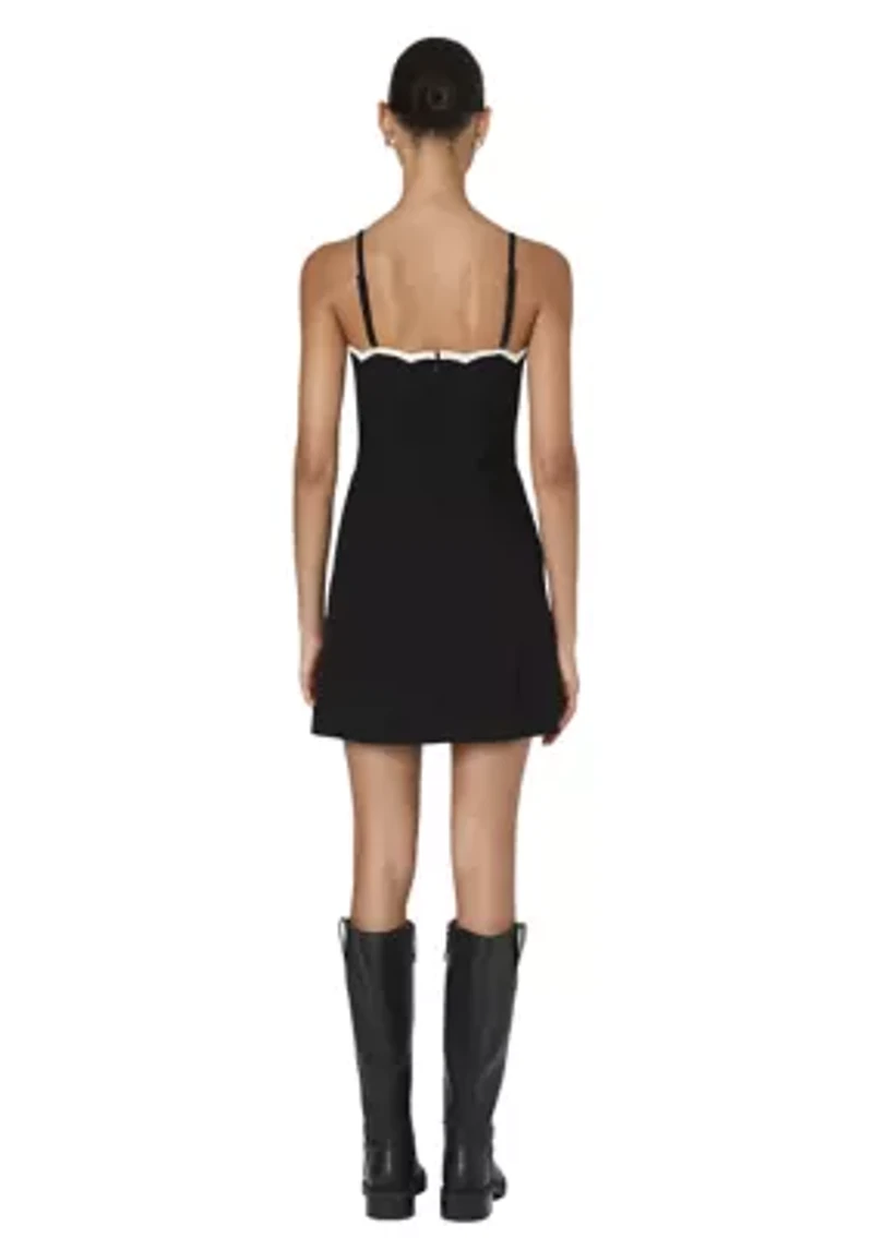 Azra Contrast Mini Dress