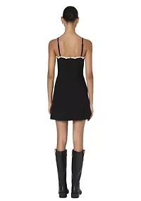 Azra Contrast Mini Dress