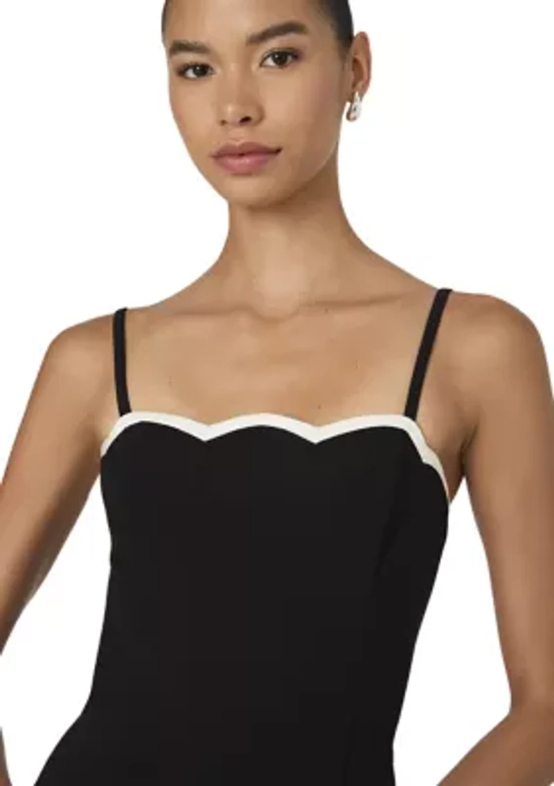Azra Contrast Mini Dress