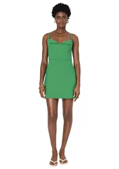Whisper Foldover Mini Dress