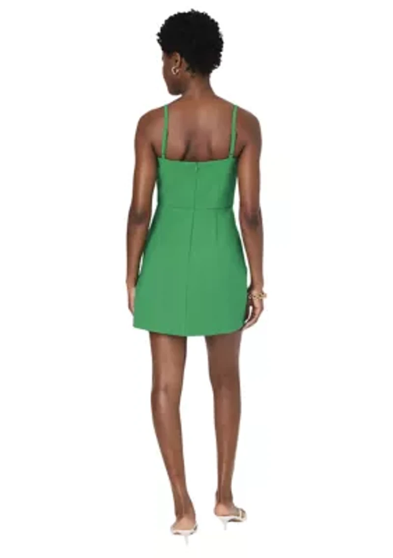 Whisper Foldover Mini Dress