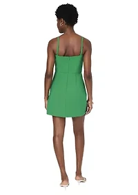 Whisper Foldover Mini Dress