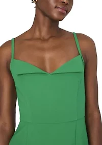 Whisper Foldover Mini Dress
