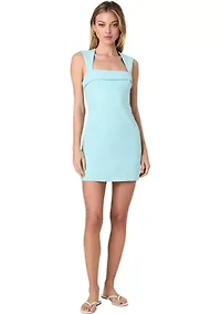 Whisper Collar Mini Dress