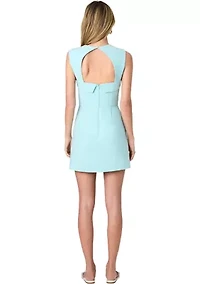 Whisper Collar Mini Dress