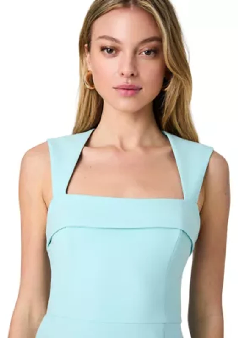 Whisper Collar Mini Dress