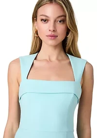 Whisper Collar Mini Dress
