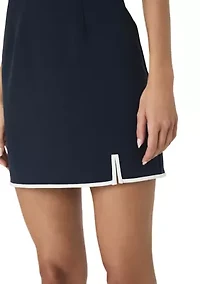 Azra Twill Contrast Mini Dress