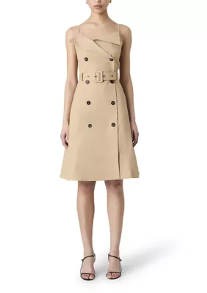 Lightweight Belted Trench Dress