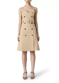 Lightweight Belted Trench Dress