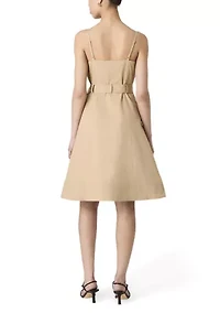 Lightweight Belted Trench Dress