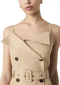 Lightweight Belted Trench Dress