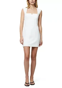 Women's Whisper Notch Square Neck Dress