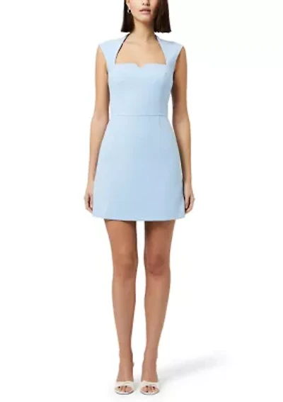 Women's Whisper Notch Square Neck Dress