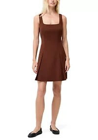 Square Neck Inverted Mini Dress