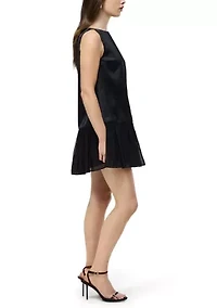 Marina Silky Ruched Mini Dress