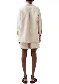 Birdie Linen Boyfriend Shirt