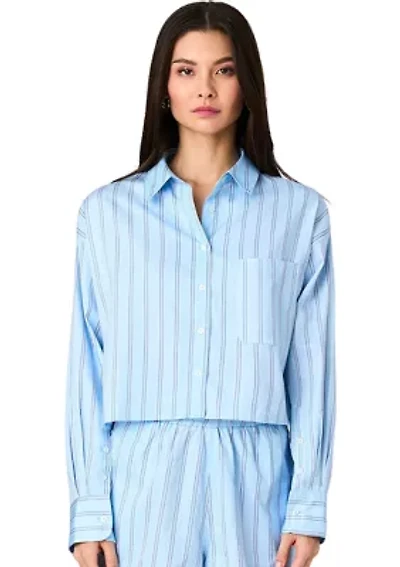 Lorenzo Stripe Cropped Shirt