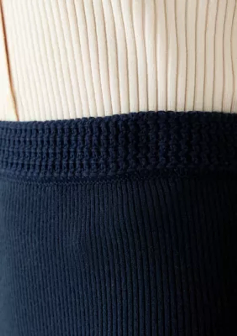 Maxi High Rise Knit Pencil Skirt