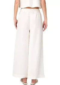 Birdie Linen Wide Leg Trousers
