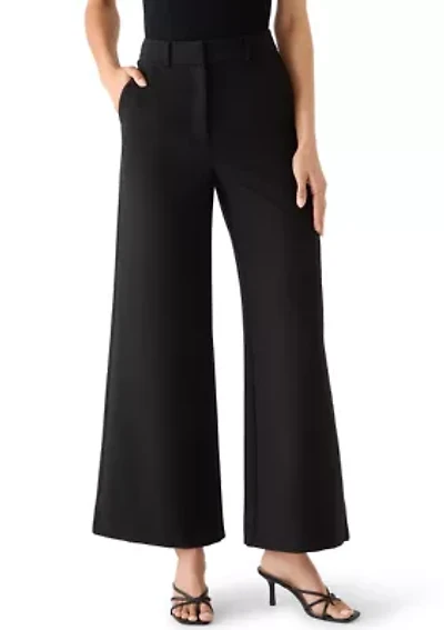 Azra Twill Wide Leg Pants