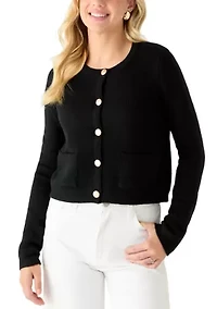 Gold Button Babysoft Cardigan