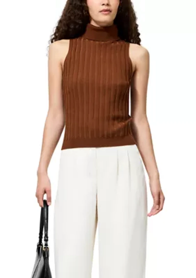 Turtleneck Tank Sweater