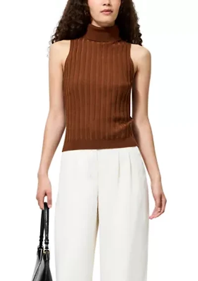 Turtleneck Tank Sweater