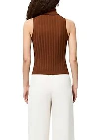 Turtleneck Tank Sweater