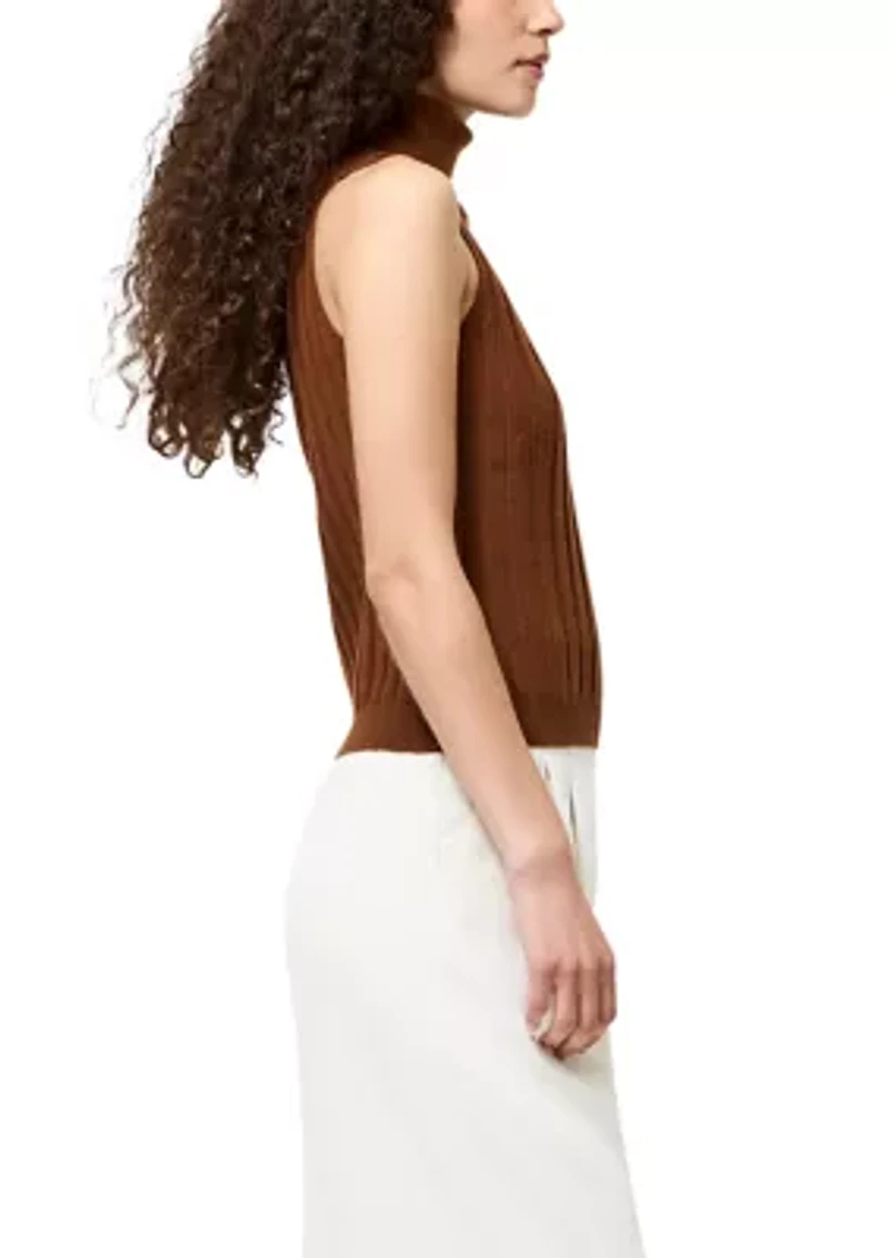 Turtleneck Tank Sweater