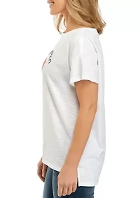 Petite Drop Shoulder Art T-Shirt