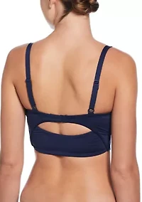 Effortless Essential V-Neck Midkini Swim Top