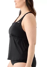 Essential Square Neck Tankini Swim Top
