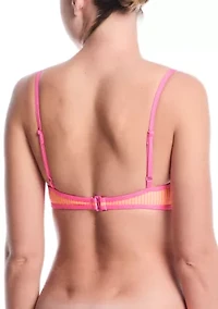 Ripple Square Neck Bikini Swim Top