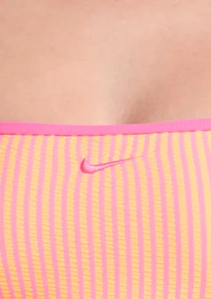 Ripple Square Neck Bikini Swim Top