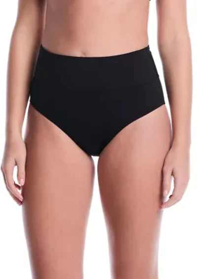 Effortless Essential High Waist Full Coverage Bathingsuit Bottoms