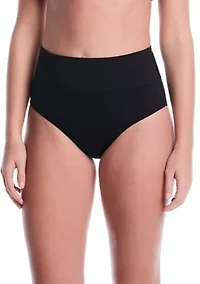 Effortless Essential High Waist Full Coverage Bathingsuit Bottoms