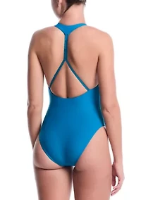 Women's Hydralock Luxe V-Neck One Piece Bathing Suit