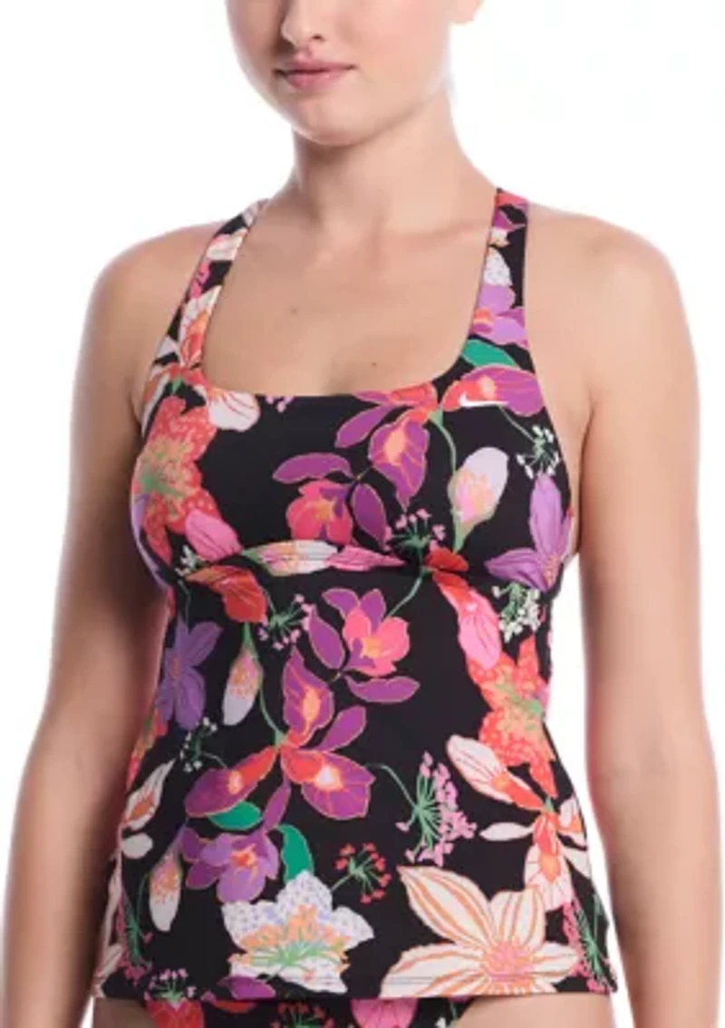 Women's Hot House Square Neck Tankini