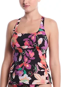 Women's Hot House Square Neck Tankini