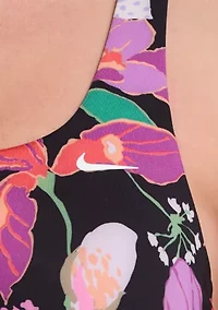 Women's Hot House Square Neck Tankini