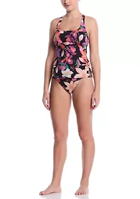 Women's Hot House Square Neck Tankini