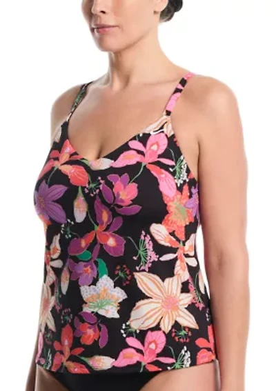 Plus Hot House V-Neck Tankini