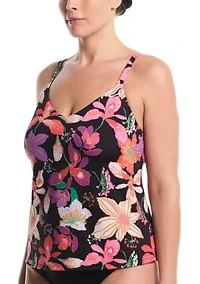 Plus Hot House V-Neck Tankini