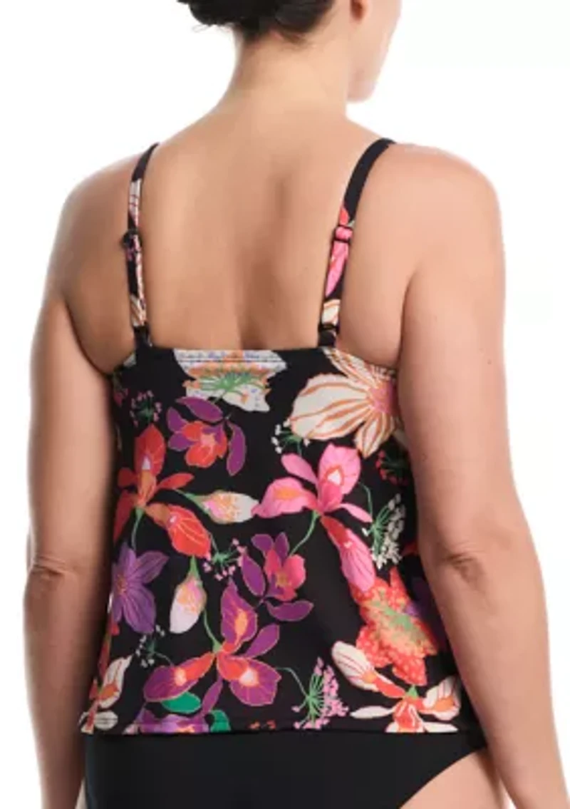 Plus Hot House V-Neck Tankini