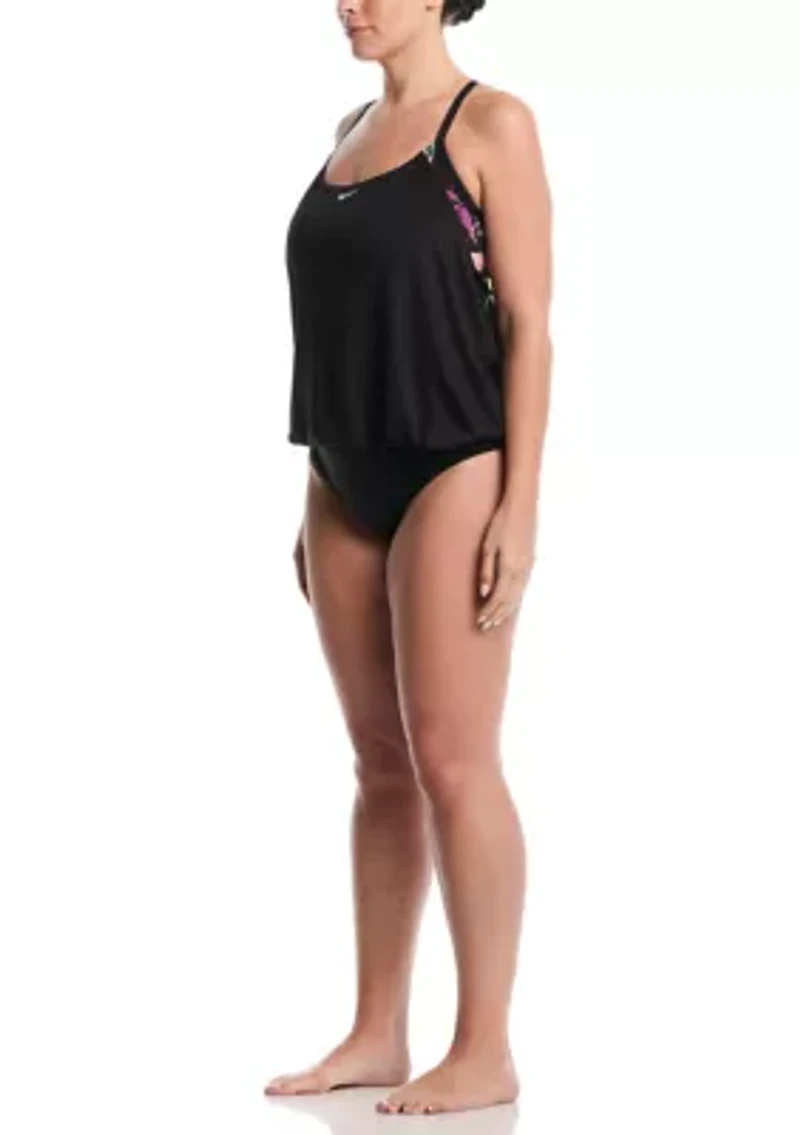 Plus Hot House Layered Tankini